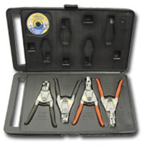 Direct Source QRP4S-P Quick Release Plier Set with Case, 4 Piece