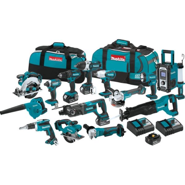 18V LXT Lithium-Ion Cordless 15-Pc. Combo Kit (3.0Ah)