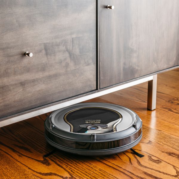 Shark - ION Robot Vacuum R75 with Wi-Fi - Smoke/Ash - Image 6