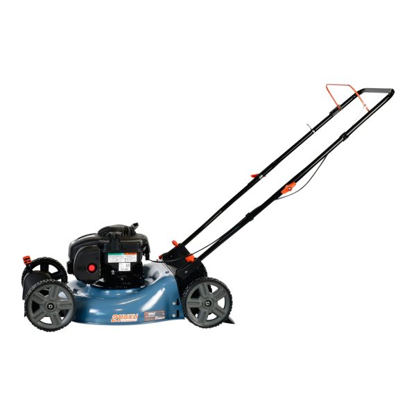 SENIX 21-Inch Push Lawn Mower, 125 cc 4-Cycle Gas Powered, Mulch & Side Discharge, Dual Lever Height Adjustment, LSPG-M3 - Image 5