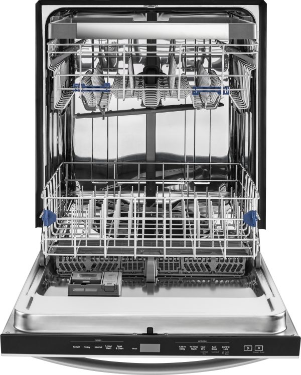 Whirlpool - 24" Built-In Dishwasher - Stainless steel