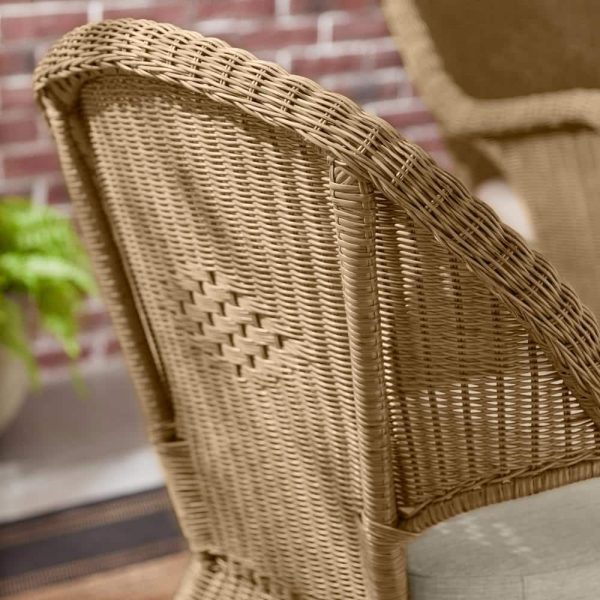 Hampton Bay Rosemont Light Brown Steel Wicker Stackable Outdoor Patio Lounge Chair with Putty Tan Cushion 65-91-1BR-996 - Image 5