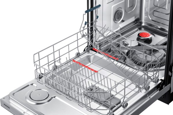 Samsung - StormWash 24" Top Control Built-In Dishwasher with AutoRelease Dry, 3rd Rack, 48 dBA - Stainless steel - Image 4