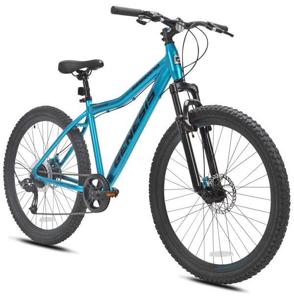 Genesis 27.5 in. Serrano Ladies Mountain Bike, Blue - Image 2