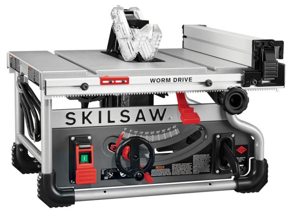 8-1/4 IN. Portable Worm Drive Table Saw with Skilsaw blade