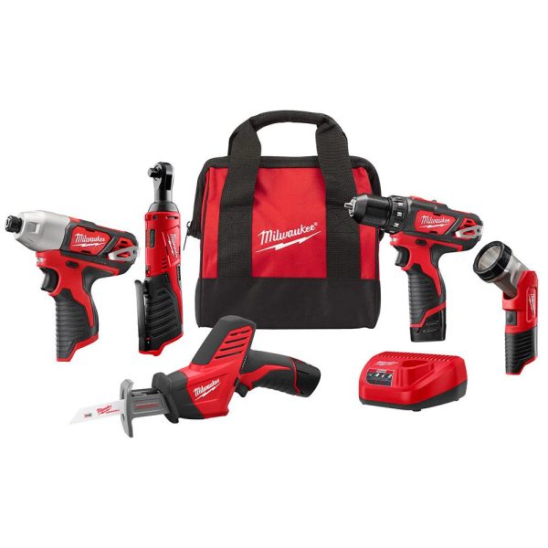 M12 5 Tool Combo Kit 2498-25 from