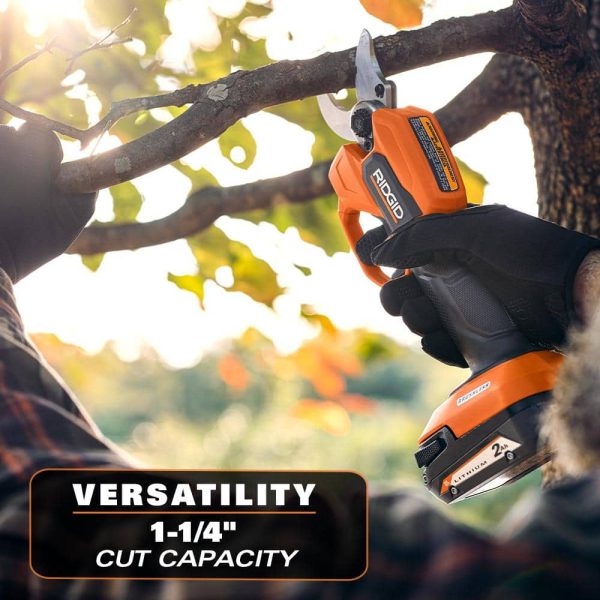 18V Brushless Cordless Battery Pruner with 2.0 Ah Battery and Charger R01301K - Image 5