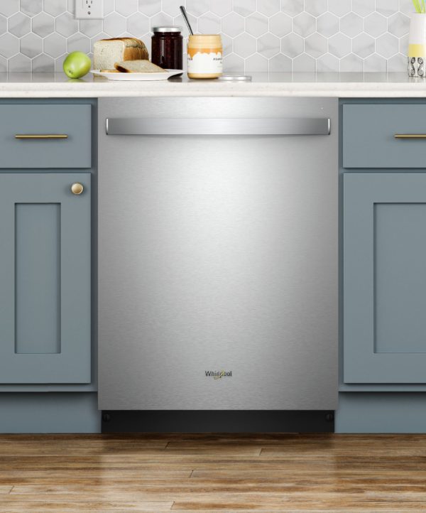 Whirlpool - 24" Built-In Dishwasher - Stainless steel - Image 5