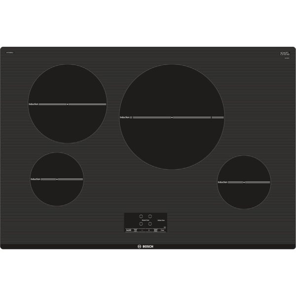 Bosch 500 Series 30" Built-In Electric Induction Cooktop with 4 element Black