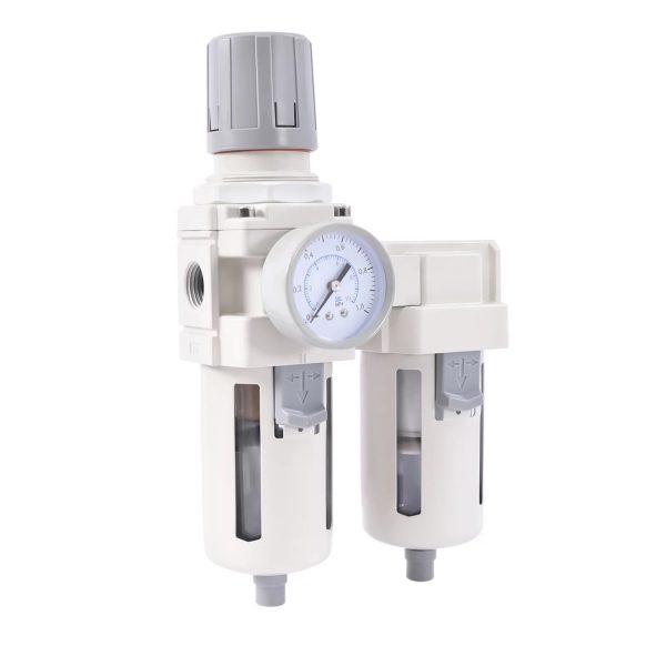 YIYIBYUS 1/2" NPT Air Pressure Regulator, Air Dryer Filter System, Water Trap Separator Semi-automatic Drain - Image 4