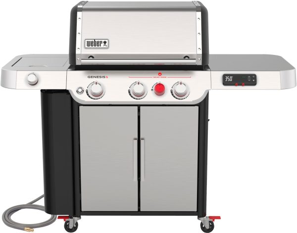 Weber - Genesis Smart SX-335 Natural Gas Grill - Stainless Steel - Image 13