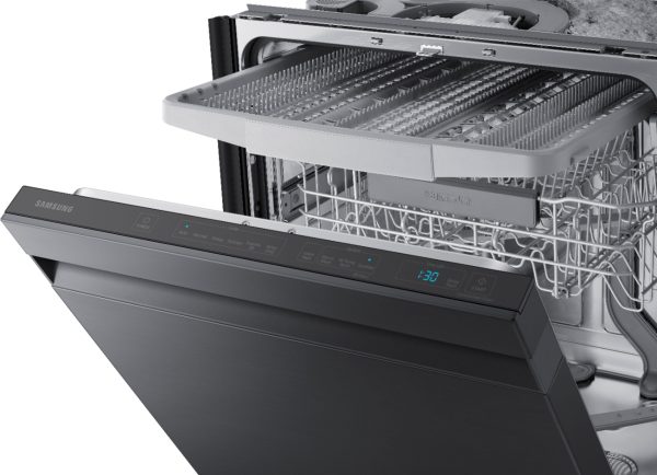 Samsung - StormWash 24" Top Control Built-In Dishwasher with AutoRelease Dry, 3rd Rack, 42 dBA - Black stainless steel - Image 13