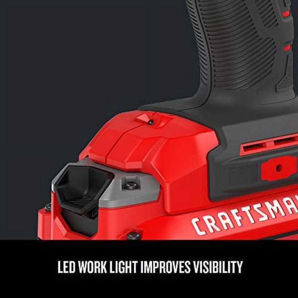 CRAFTSMAN V20 Impact Wrench Cordless Kit (CMCF900M1) - Image 10