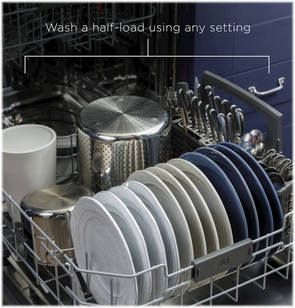 GE-Top Control Built-In Dishwasher with Stainless Steel Tub, Dry Boost, 48dBA - Stainless steel - Image 6