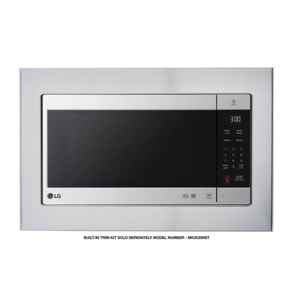 LG Electronics LMC2075ST NeoChef 24 in. Width 2.0 cu.ft. Stainless Steel 1200-Watt Countertop Microwave - Image 9