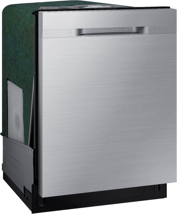 Samsung - StormWash 24" Top Control Built-In Dishwasher with AutoRelease Dry, 3rd Rack, 48 dBA - Stainless steel