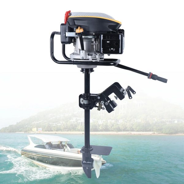 4 Stroke 3.2KW Outboard Boat Motor Engine & Air Cooling System Heavy Duty - Image 4