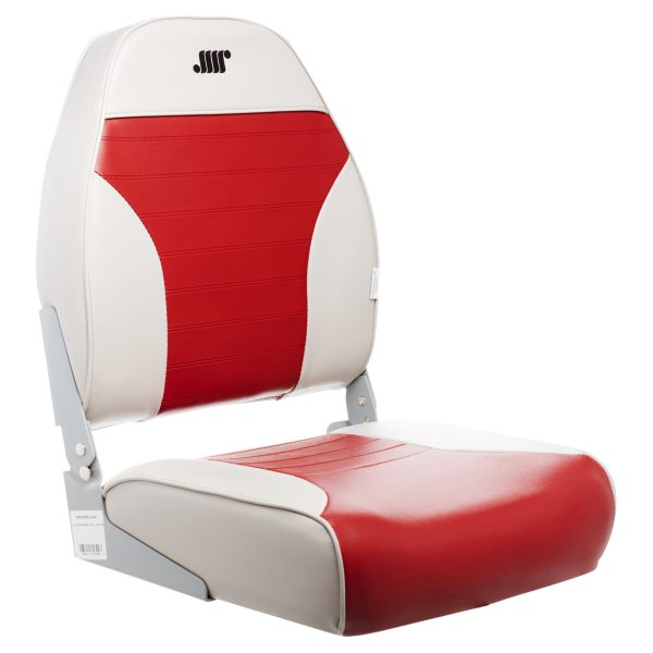 Wise 8WD588PLS-661 Standard High Back Boat Seat�� Grey/Red - Image 7