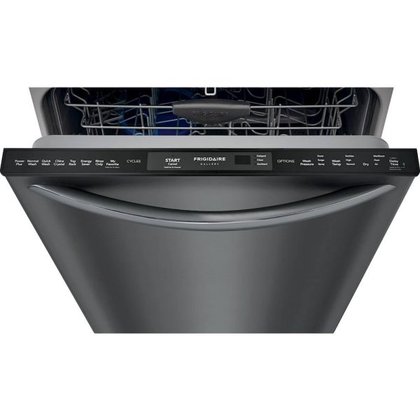 Frigidaire - Gallery 24" Compact Top Control Built-In Dishwasher with 49 dBa - Black stainless steel - Image 12