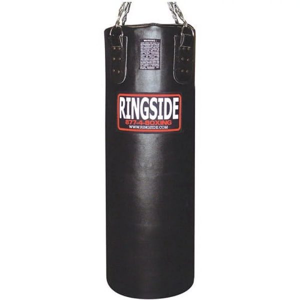 Ringside Soft Filled Leather 65 lb. Heavy Bag Black