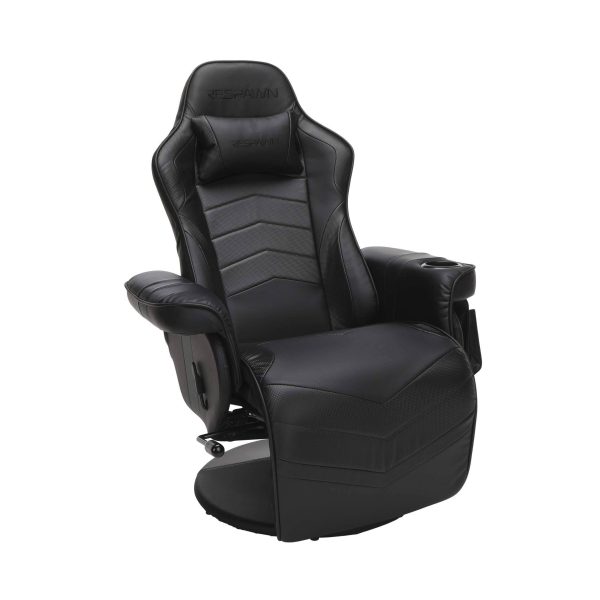 900 Style Reclining Gaming Chair, Black