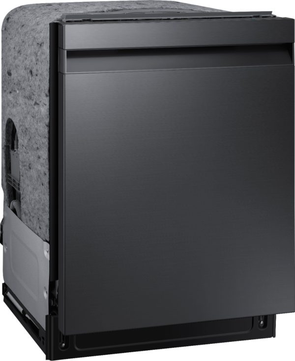 Samsung - StormWash 24" Top Control Built-In Dishwasher with AutoRelease Dry, 3rd Rack, 42 dBA - Black stainless steel