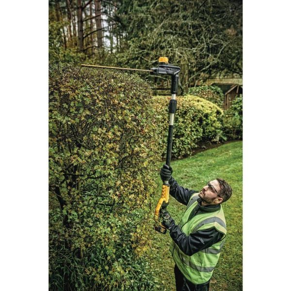 20V MAX Cordless Battery Powered Pole Hedge Trimmer Kit with (1) 4Ah Battery, Charger & Accessories DCPH820M1 - Image 2