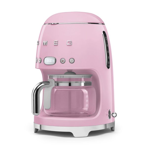 Smeg 50's Retro Style Drip-filter Coffee Machine, Pink - Image 2