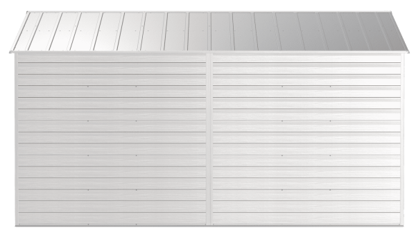 Arrow Select Steel Storage Shed, 10x14, Flute Grey - Image 14