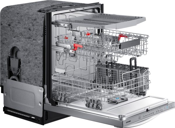 Samsung - StormWash 24" Top Control Built-In Dishwasher with AutoRelease Dry, 3rd Rack, 42 dBA - Stainless steel - Image 11