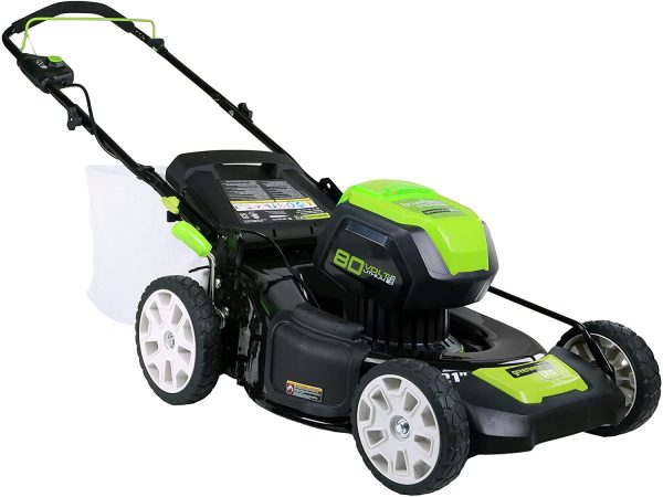 21-Inch 80V Lawn Mower, (2) 2Ah Batteries and Charger Included GLM801601 - Image 4