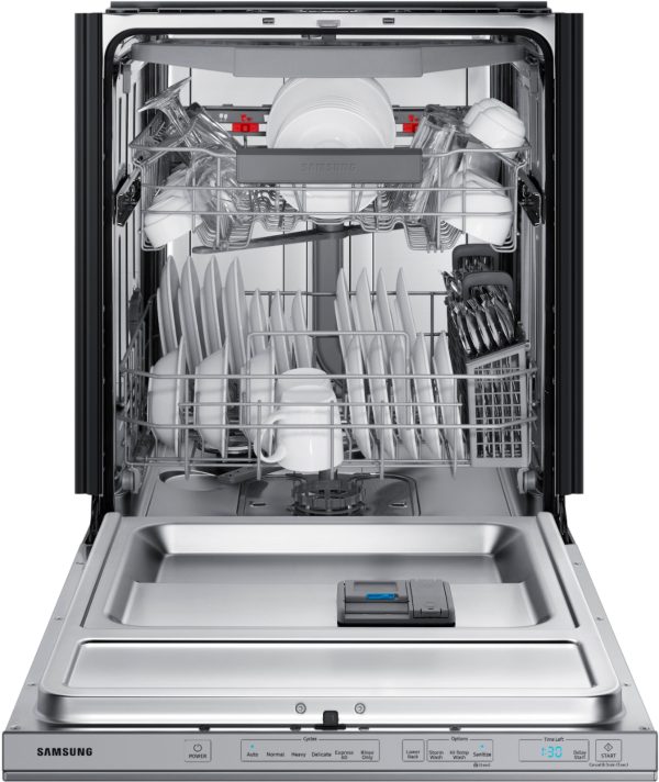 Samsung - StormWash 24" Top Control Built-In Dishwasher with AutoRelease Dry, 3rd Rack, 42 dBA - Stainless steel - Image 21