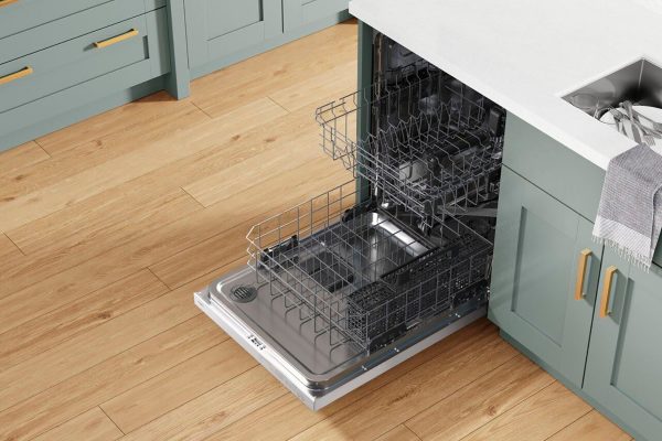 Whirlpool - 24" Top Control Built-In Dishwasher with Stainless Steel Tub, Large Capacity with Tall Top Rack, 50 dBA - White - Image 14