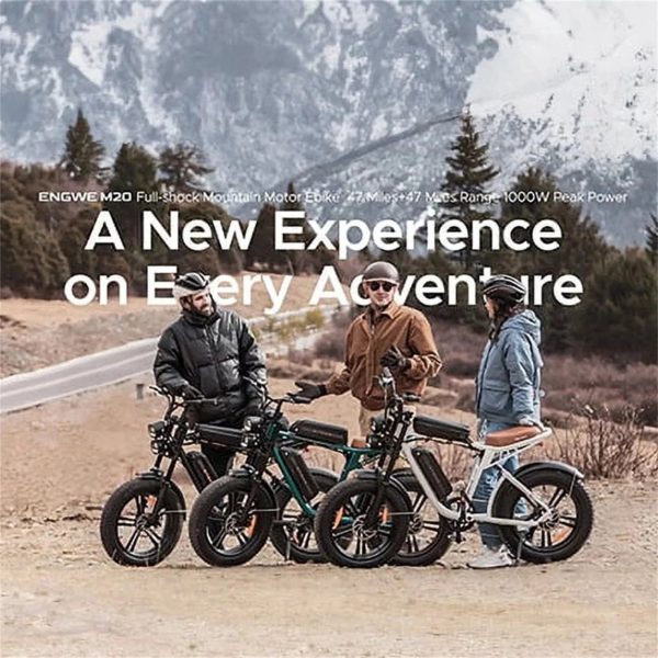 AKEZ Electric Bike for Adults - 1000W 28mph Moped Ebike with 48V 13A Removable Battery, Up to 94 Miles All Terrain Off Road E-Bike with 20*4.0" Fat Tire,Full Suspension,7-Speed UL Certified - Image 2