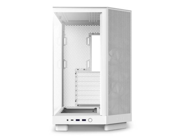 NZXT H6 FLOW Compact Dual-Chamber Mid-Tower Airflow Case, White, CC-H61FW-01 - Image 4