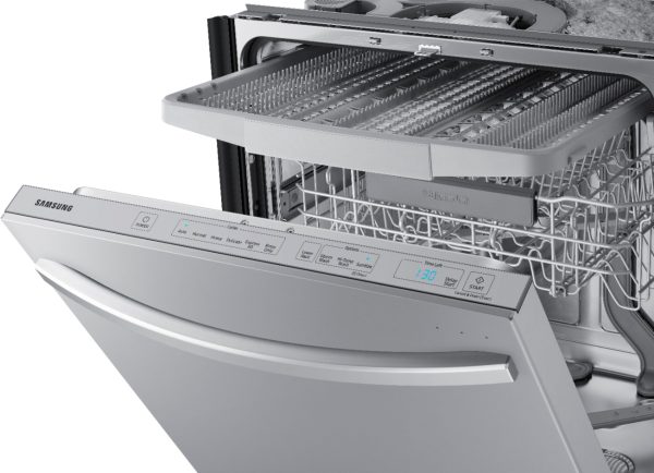 Samsung - StormWash 24" Top Control Built-In Dishwasher with AutoRelease Dry, 3rd Rack, 42 dBA - Stainless steel - Image 20