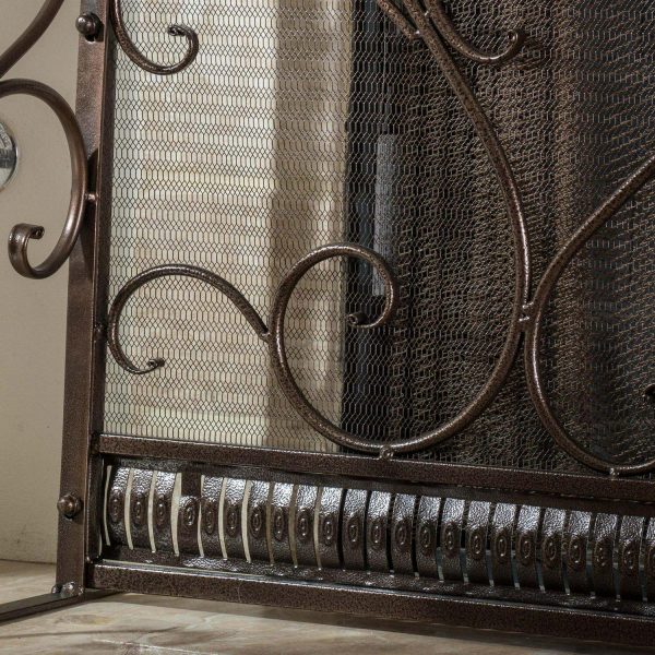 Visalia Iron Fireplace Screen - Image 3