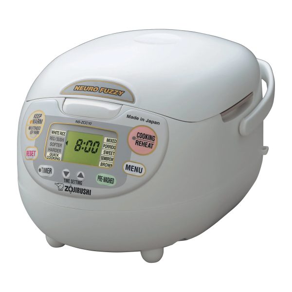 Zojirushi Neuro Fuzzy 5.5-Cup Premium White Rice Cooker with Built-In Timer