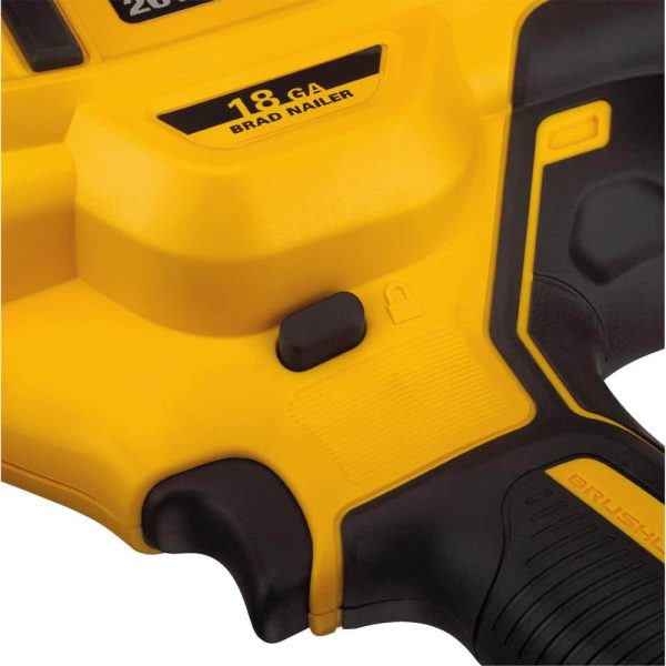 20V MAX XR Lithium-Ion Cordless 18-Gauge Brad Nailer (Tool Only) DCN680B - Image 5