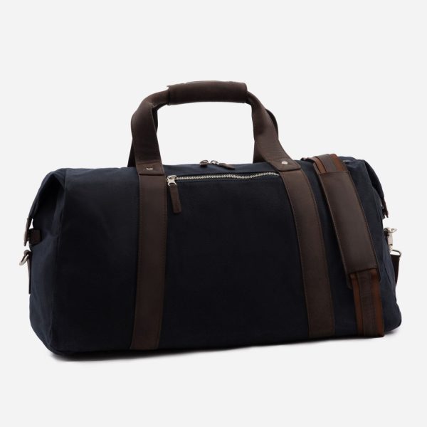 Domingo Duffel Bag - Waxed Canvas and Pull-Up Leather - Men's - Image 18