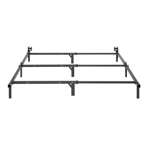 Mainstays 7" Adjustable Metal Bed Frame， Black， Adjusts Twin - Queen - Image 9