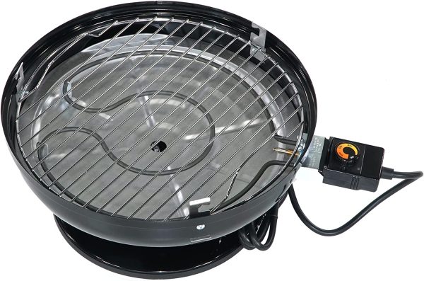 Americana 2120.4.131 Lock 'n Go Portable Electric Grill in Black - Image 4