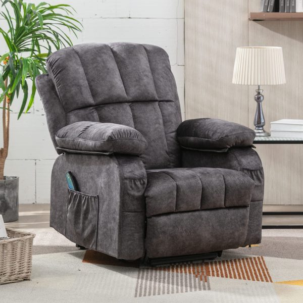 VON RACER Power Lift Recliner Chairs with Heat and Massage Lift Chair Recliners for Elderly with 2 Side Pocket, USB Port Remote Control, Adjustable Furniture - Image 7