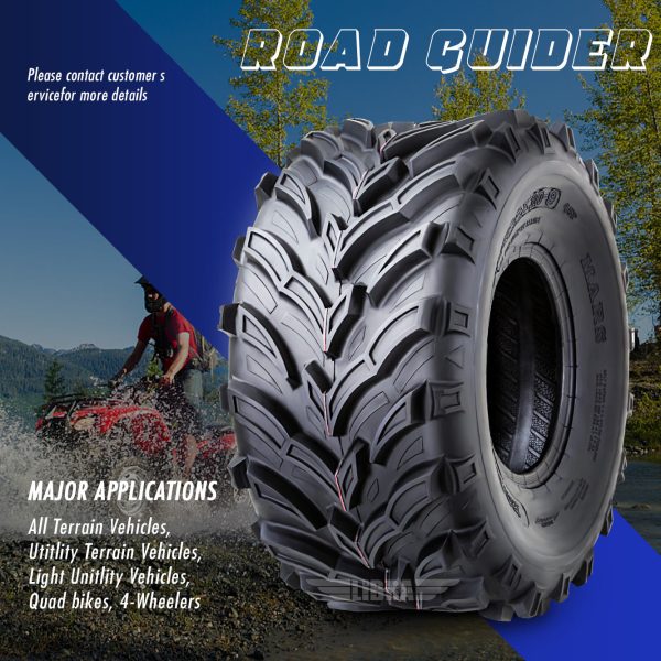 Set of 4 New ATV/UTV Tires 22x7-11 Front and 22x10-9 Rear /6PR -10333/10334 - Image 6