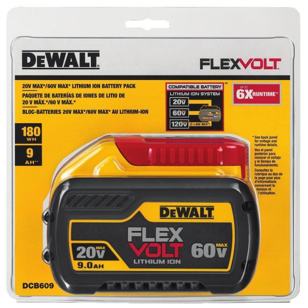 FLEXVOLT 60V MAX Cordless Brushless 7-1/4 in. Circular Saw with Brake with (1) FLEXVOLT 9.0Ah Battery DCS578X1 - Image 9