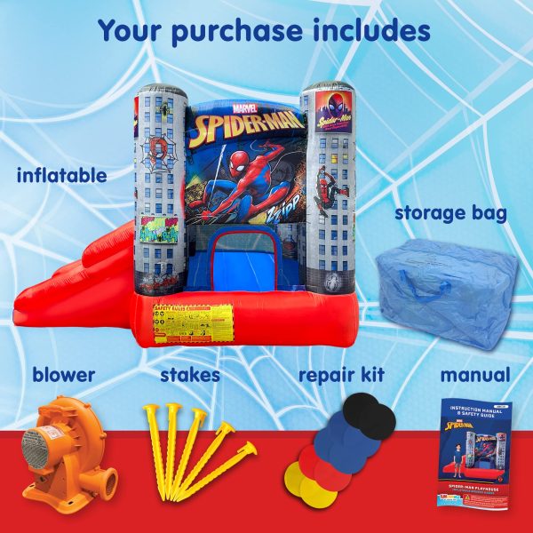 Marvel Spider Man Outdoor Bounce Blower - Image 2