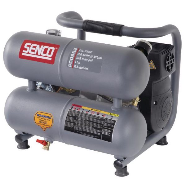 Senco 2.5 Gallon, 1.5HP, 135 PSI Portable Air Compressor - Image 4