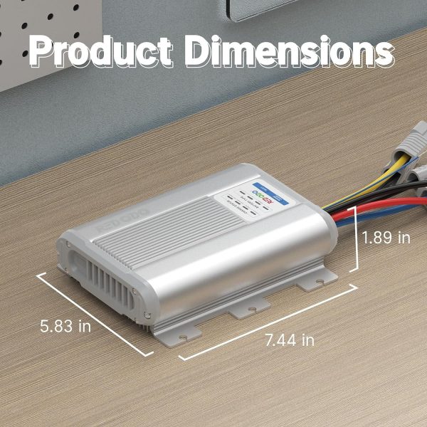 Redodo 12V 40A DC to DC Charger with MPPT, On-Board Charger for AGM, Gel, SLA, Lithium, Dual Input Battery Charger with LED Indicators&Anderson Connector, Using for RV, Camper, Van, Vehicle, Marine - Image 7