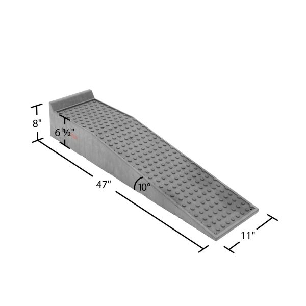 Black Widow Lightweight Plastic Service Ramps – 10,000 lb. per pair Capacity - Image 3