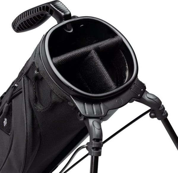 Sunday Golf Loma XL Bag - Lightweight Golf Bag with Strap and Stand – Easy to Carry Pitch n Putt Golf Bag – Golf Stand Bag for The Driving Range, Par 3 and Executive Courses, 3.4 pounds (Matte Black) - Image 2